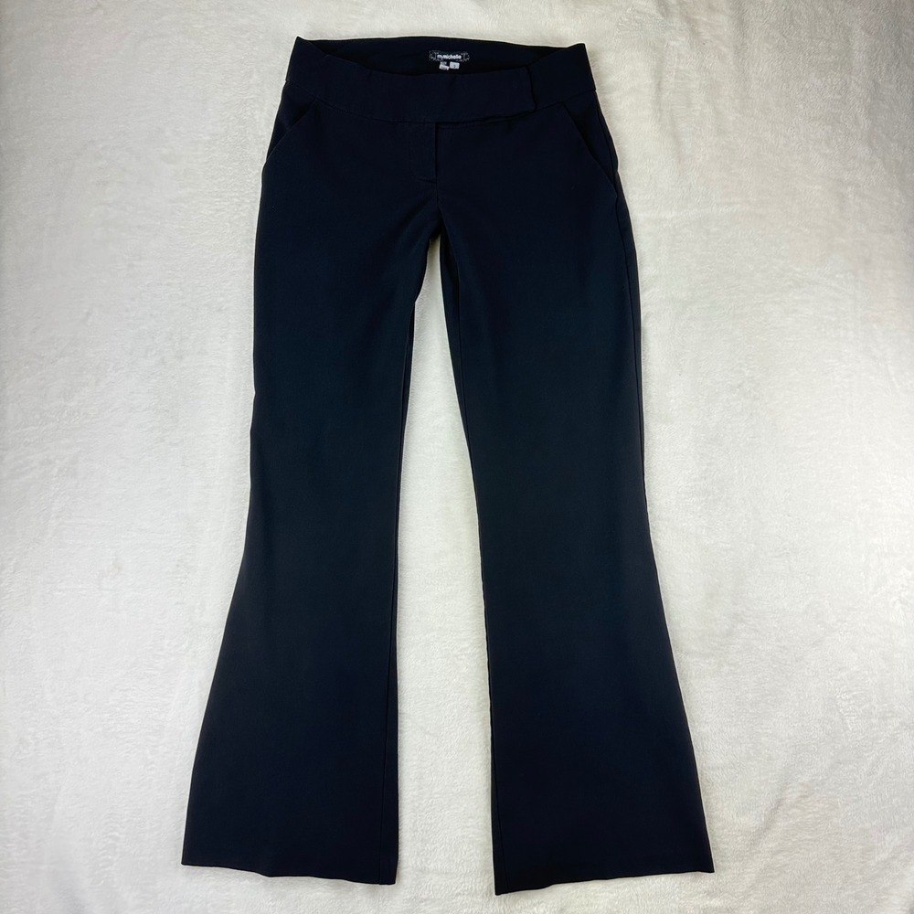 My Michelle Dress Pants Womens Flare Trousers Slim 3 Black Office Siren Y2K